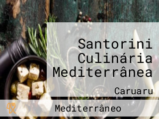 Santorini Culinária Mediterrânea