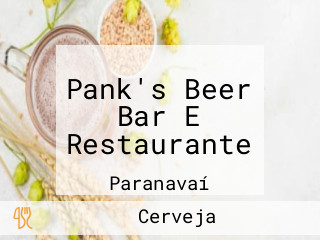 Pank's Beer Bar E Restaurante