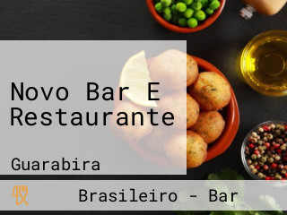 Novo Bar E Restaurante