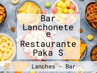 Bar Lanchonete e Restaurante Paka S