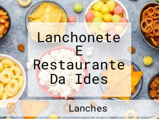 Lanchonete E Restaurante Da Ides