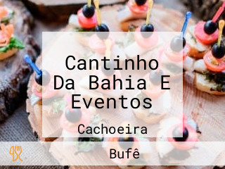 Cantinho Da Bahia E Eventos