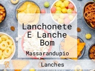 Lanchonete E Lanche Bom