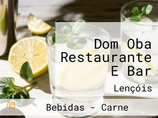 Dom Oba Restaurante E Bar