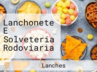 Lanchonete E Solveteria Rodoviaria