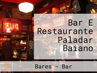 Bar E Restaurante Paladar Baiano