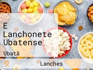 E Lanchonete Ubatense