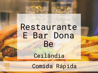 Restaurante E Bar Dona Be