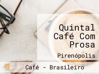 Quintal Café Com Prosa