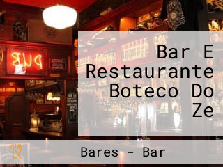Bar E Restaurante Boteco Do Ze