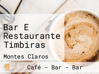 Bar E Restaurante Timbiras