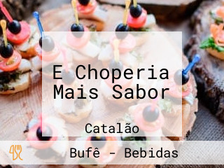 E Choperia Mais Sabor