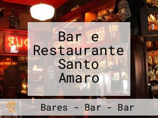 Bar e Restaurante Santo Amaro