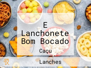 E Lanchonete Bom Bocado