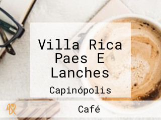 Villa Rica Paes E Lanches