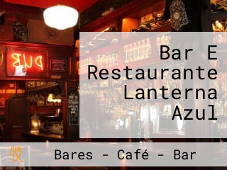 Bar E Restaurante Lanterna Azul