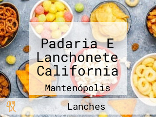 Padaria E Lanchonete California