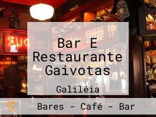Bar E Restaurante Gaivotas