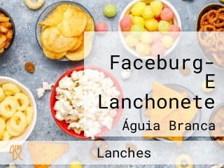 Faceburg- E Lanchonete