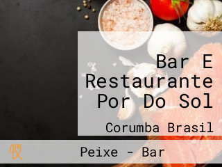 Bar E Restaurante Por Do Sol
