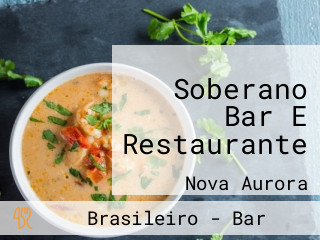 Soberano Bar E Restaurante
