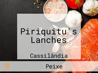 Piriquitu's Lanches