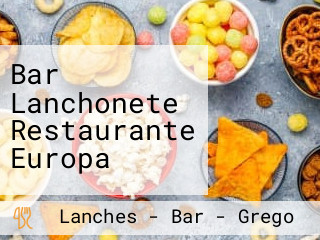 Bar Lanchonete Restaurante Europa