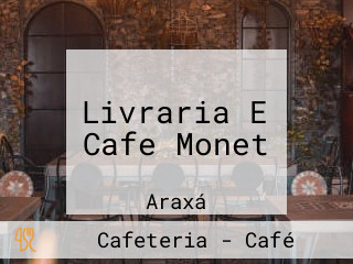 Livraria E Cafe Monet