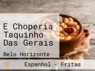 E Choperia Taquinho Das Gerais