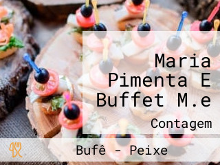 Maria Pimenta E Buffet M.e