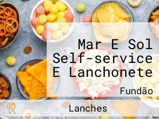 Mar E Sol Self-service E Lanchonete