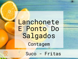 Lanchonete E Ponto Do Salgados