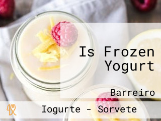 Is Frozen Yogurt