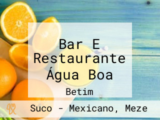 Bar E Restaurante Água Boa