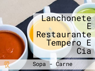 Lanchonete E Restaurante Tempero E Cia