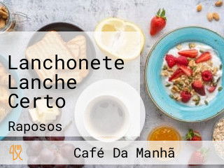 Lanchonete Lanche Certo