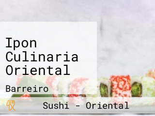 Ipon Culinaria Oriental