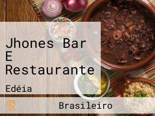 Jhones Bar E Restaurante