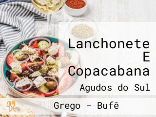Lanchonete E Copacabana