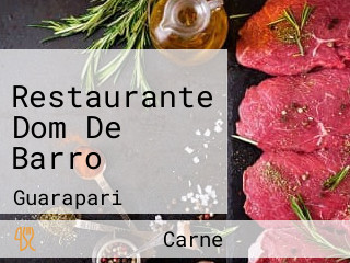 Restaurante Dom De Barro
