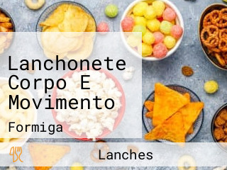 Lanchonete Corpo E Movimento