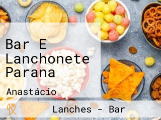 Bar E Lanchonete Parana