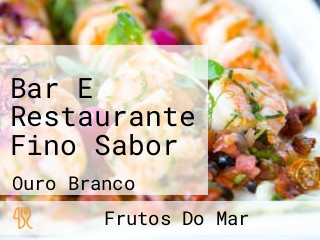 Bar E Restaurante Fino Sabor