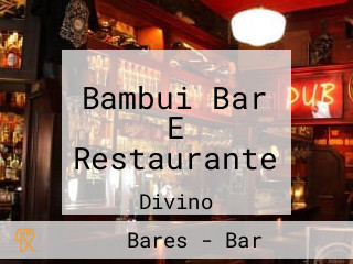 Bambui Bar E Restaurante