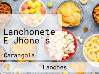 Lanchonete E Jhone's