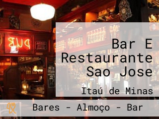 Bar E Restaurante Sao Jose