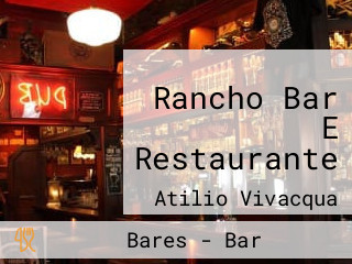 Rancho Bar E Restaurante