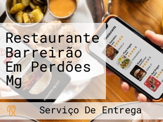 Restaurante Barreirão Em Perdões Mg