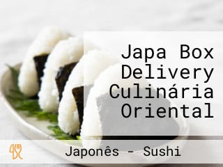 Japa Box Delivery Culinária Oriental