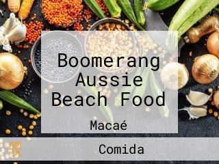 Boomerang Aussie Beach Food